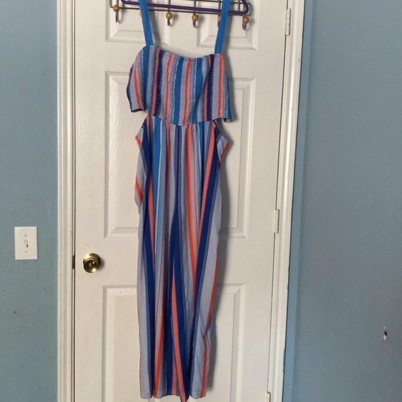 Anthropologie The Piper Bandeau Cutout Jumpsuit Size XL - Picture 5 of 5